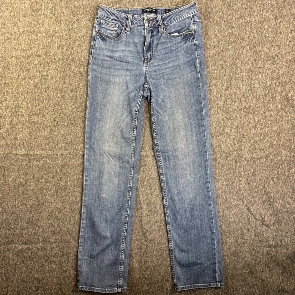 Flags & Anthem Womens Jeans Size 4/27 High Rise‎ Straight Leg Denim